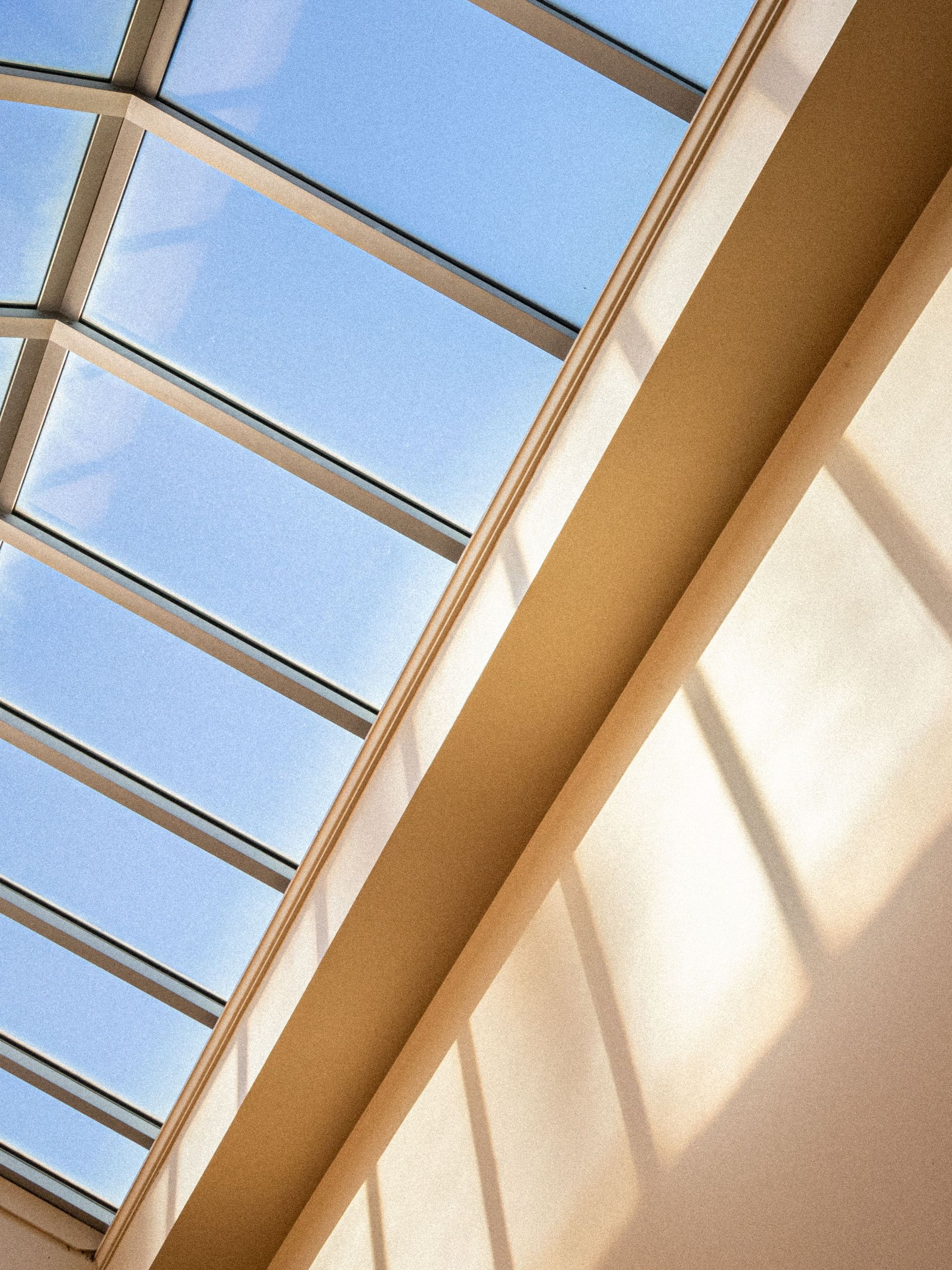 Minimalist architectural design with a skylight in St. Louis, capturing natural light.